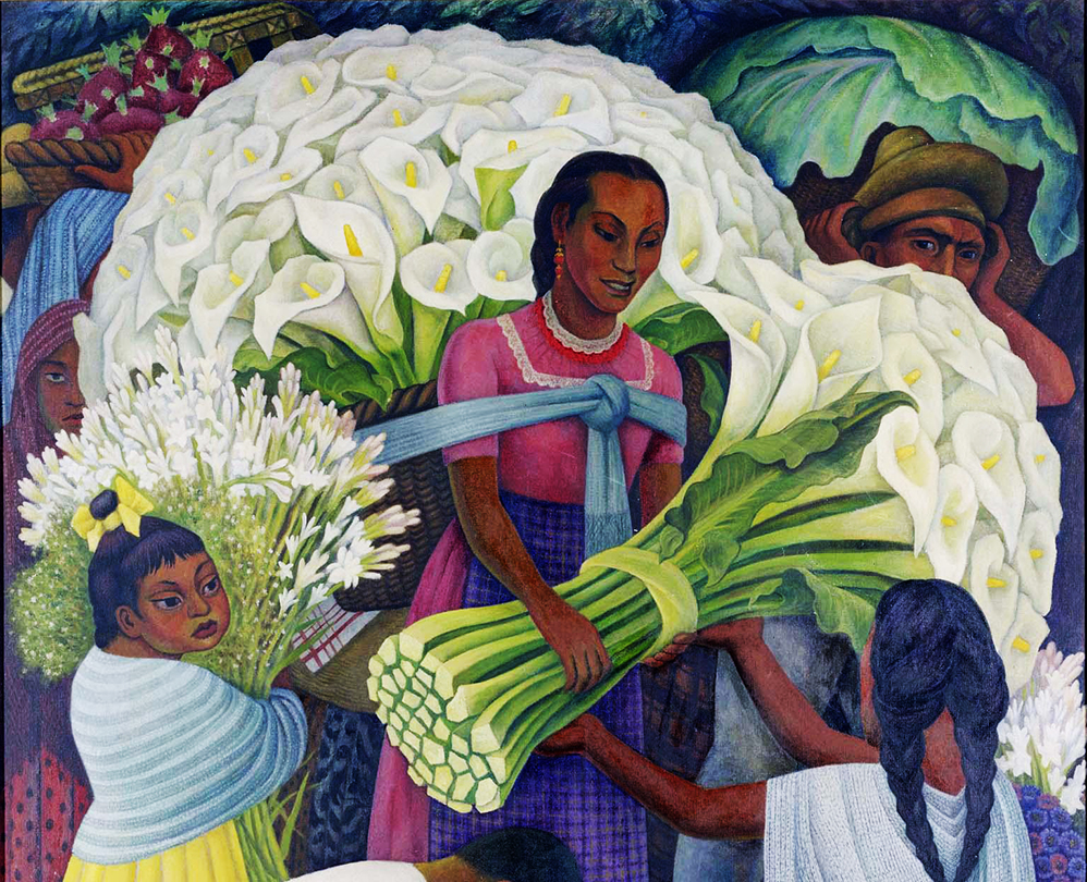 Vendedora de Flores de Diego Rivera | Sentimientos de mi nación
